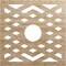Ekena Millwork Chevron Wood Fretwork Pierced Ceiling Medallion, Red Oak, 22"OD x 5 3/4"ID x 3/8"T CMWP22X22X0375CHRO - alternate 1